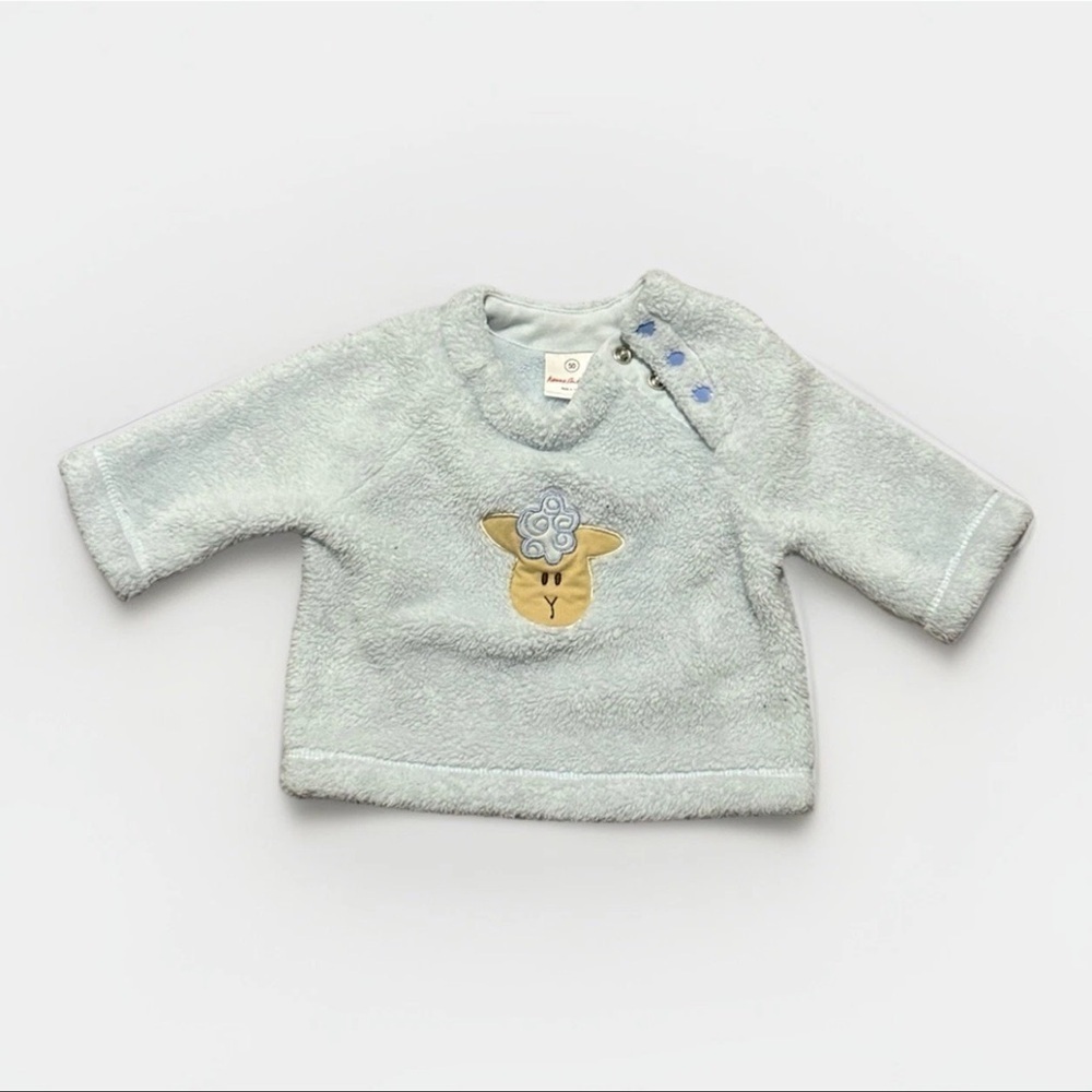 Hanna Andersson Baby Sheep Pullover | Size 50 (0–3 Months) | Sweater